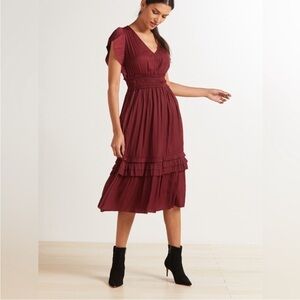 Evereve Roan & Ryan Talulah Midi Dress M